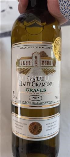 Bordeaux Graves Château Hautgramons 2022