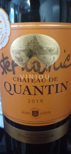 Bordeaux Pessac-Léognan Château Quantin 2019
