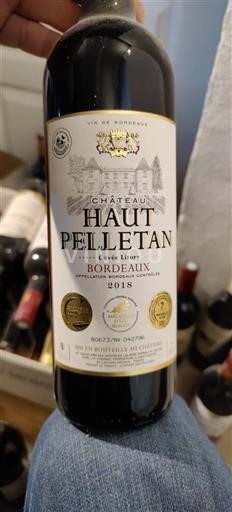Bordeaux Château Haut Pelletan Litory 2018