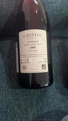 Rhône-dalen Ventoux Domaine Cristia Collection 2009
