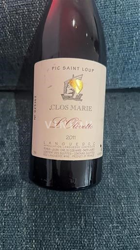 Languedoc Pic Saint-Loup Clos Marie L'Olivette 2011