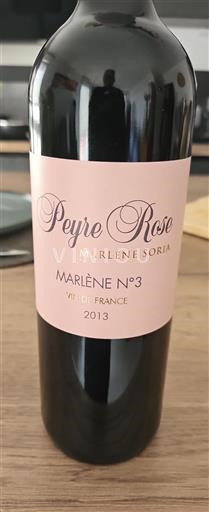 Languedoc No especificado Domaine Peyre Rose Marlène N°3 2013