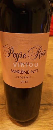 Languedoc Ospecificerad Domaine Peyre Rose Marlène N°3 2013