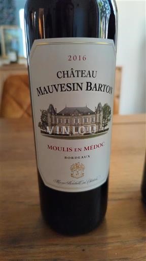 Bordeaux Moulis-en-Médoc Château Mauvesin Barton 2016