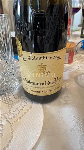 Vin Rouge sec 2020 Le Colombier Or Non millésimé France Vallée du Rhône Châteauneuf-du-pape