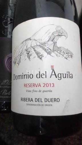 Castilla y León Ribera del Duero Dominio Del Águila Reserva 2013