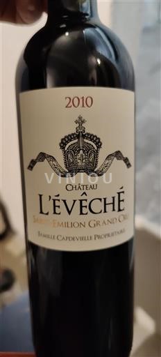 Bordeaux Saint-Émilion Grand Cru Château L'évêché 2010