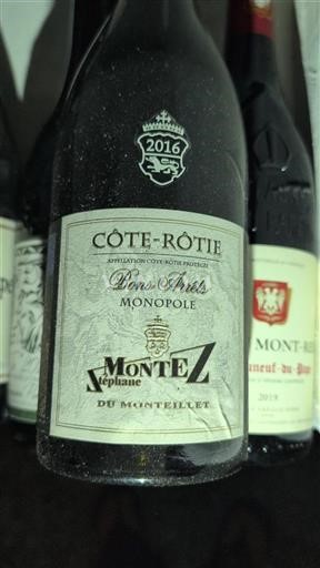 Rhônen laakso Côte-rôtie Montez Du Monteillet Bons Arrêts 2016