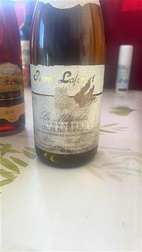 Údolí Rhôny Côtes-du-Rhône Pierre Laforest La Marjolette 1985