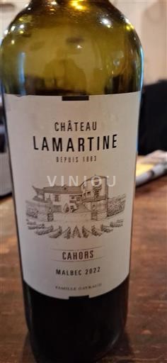 Sudoeste Cahors Château Lamartine 2022