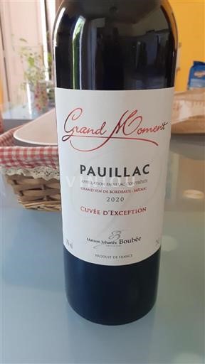 Bordeaux Pauillac Maison Johanes Boubée d'Exception 2020