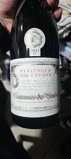 Vale do Ródano Beaumes de Venise Héritage Des Cavares 2021