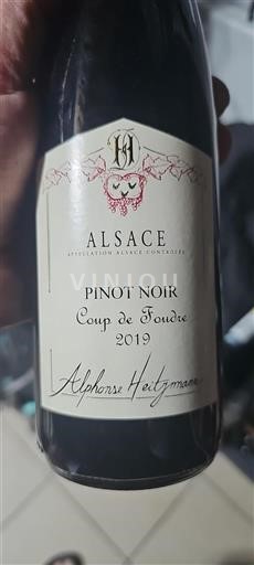 Alsácia Alphonse Heitzmann Coup de Foudre 2019