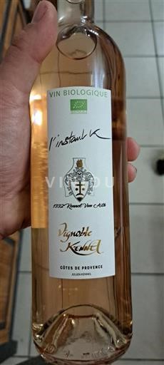 Provenza Côtes-de-Provence Vignoble Kennel L'Instant K Senza annata