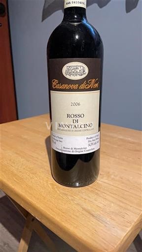 Vin Rouge sec Casanova di Neri 2006 Italie Toscane Rosso di Montalcino
