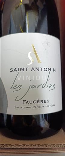 Languedoc Faugères Domaine Saint Antonin les jardins Non Millésimé