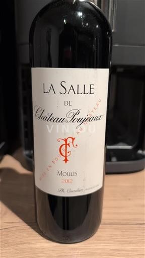 Bordeaux Moulis-en-Médoc Château Poujeaux La Salle de Château Poujeaux 2012