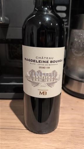 Bordeaux Blaye-côtes-de-bordeaux Château Magdeleine Bouhou 2010