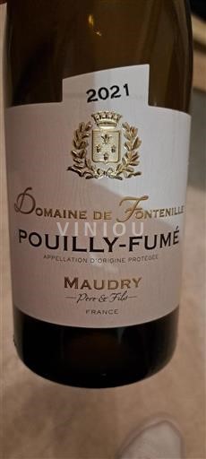 Údolí Loiry Pouilly-fumé Domaine Fontenille Maudry Père & Fils 2021