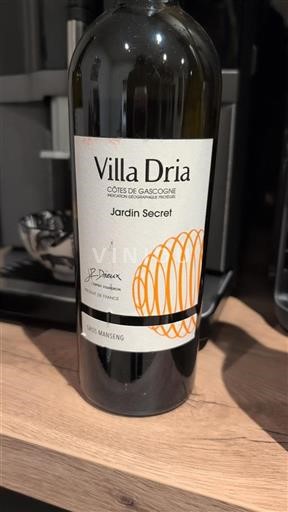 Sud-Ovest Côtes de Gascogne Villa Dria Jardin Secret 2019
