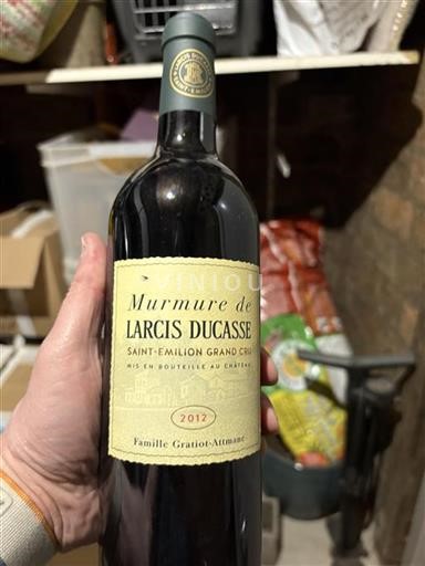 Bordeaux Saint-Émilion Grand Cru Grand Cru Château Larcis Ducasse Murmure 2012