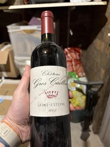 Bordeaux Saint-Estèphe Château Gros Caillou 2005
