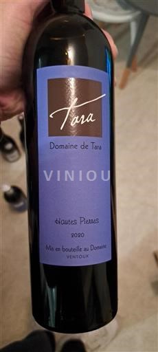 Rhônen laakso Ventoux Domaine Tara Hautes Pierres 2020