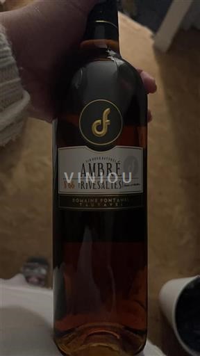 Roussillon Rivesaltes Domaine Fontanel Ambré Rivesaltes Não Sazonado
