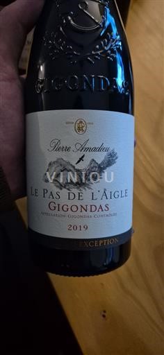 Vallée du Rhône Gigondas Pierre Amadieu Le Pas de l'Aigle 2019