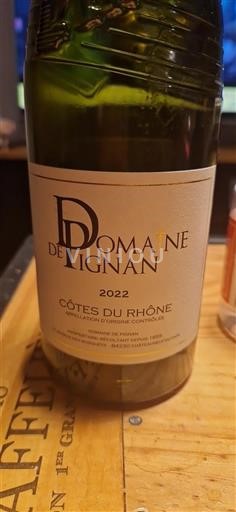 Vallée du Rhône Côtes-du-rhône Domaine Pignan 2022