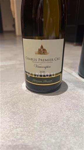 Bourgondië Chablis Premier Cru Premier Cru Domaine S Brocard Vaucoupin 2020