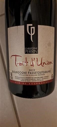 Borgogna Borgogna-passetoutgrain Christophe Perrin Trait d'Union 2019
