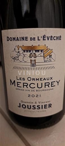 Borgogna Mercurey Domaine L'evêché Les Ormeaux 2021