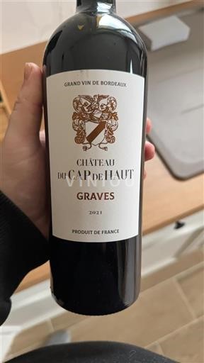 Bordeaux Graves Château Cap De Haut 2021