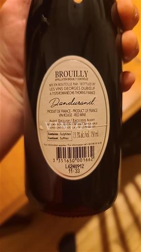 Beaujolais Brouilly Dandurand 2023