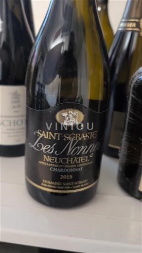 Neuenburg Neuchâtel AOC Saintsébaste Les Nonnes 2015