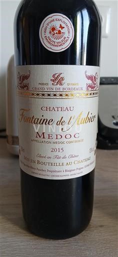 Bordeaux Médoc Grand Cru Château Fontaine De L'aubier 2015