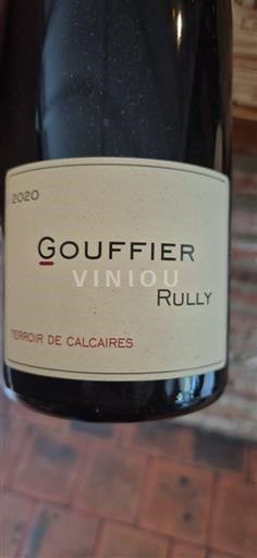 Bourgogne Rully Gouffier Terroir de Calcaires 2020