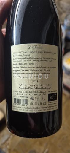 Roussillon Côtes-du-Roussillon Domaine Boucabeille Les Terrasses 2023