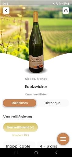Alsace Domaine Pfister Edelzwicker Non Millésimé