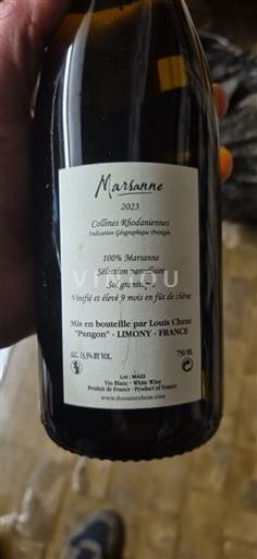 Alpen und Rhônetal Rhodanische Hügellandschaft Louis Cheze Marsanne 2023