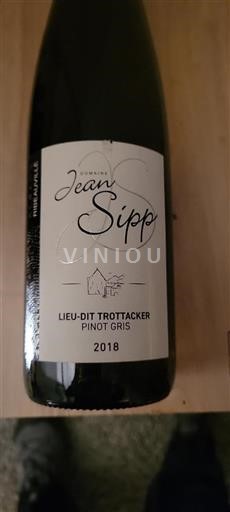 Elsass Grauburgunder Jean Sipp Lieu-Dit Trottacker 2018