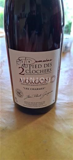 Beaujolais Morgon Au Pied Des 2 Clochers Les Charmes 2023