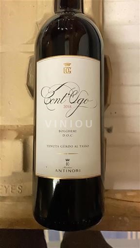 Tuscan Wines Bolgheri Antinori Cont'Ugo 2018