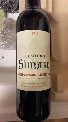 Bordeaux Saint-Émilion Grand Cru Grand Cru Château Simard 2011