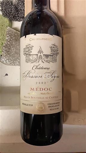 Bordeaux Médoc Cru Bourgeois Château Bessan Ségur 2002