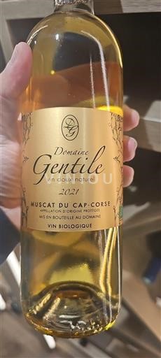 Corse Muscat-du-cap-corse Domaine Gentile vin doux naturel 2021