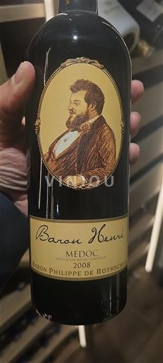 Bordeaux Médoc Baron Philippe De Rothschild Baron Henri 2008