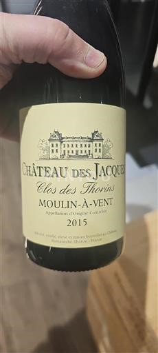 Beaujolais Moulin-à-vent Château Des Jacques Clos des Thorins 2015