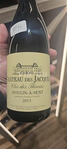 Beaujolais Moulin-à-vent Château Des Jacques Clos des Thorins 2015